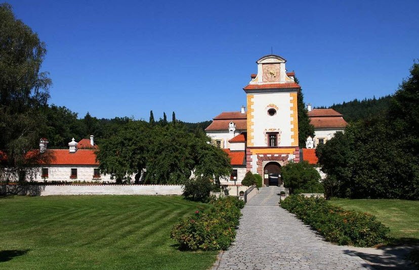 Kratochvíle State Chateau, Netolice, Czech Republic (Czechia)